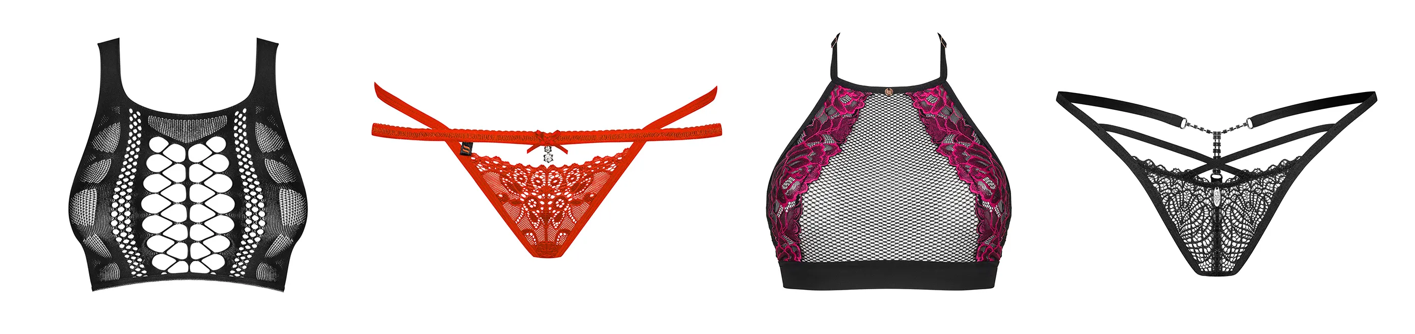 Perizomi e top della collezione Obsessive