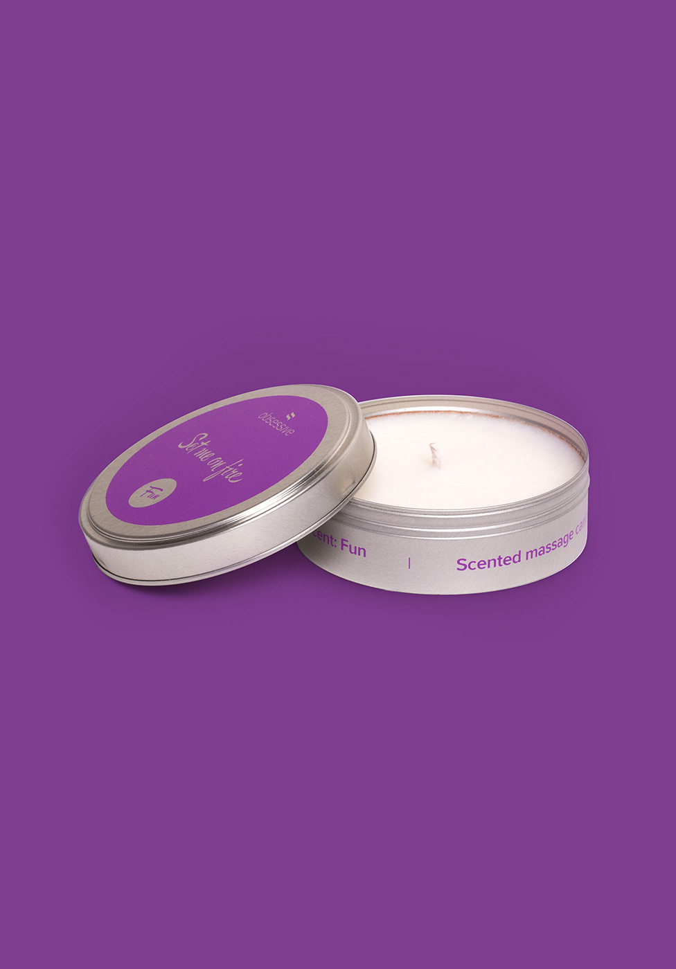 Fun massage candle with pheromones obsessive - 29,90 EURO