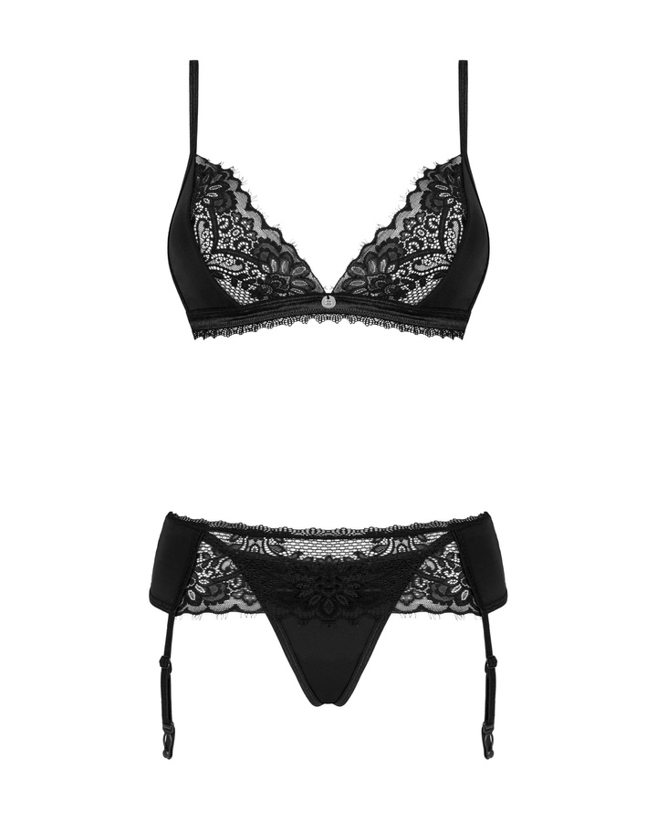 Set with garter belt