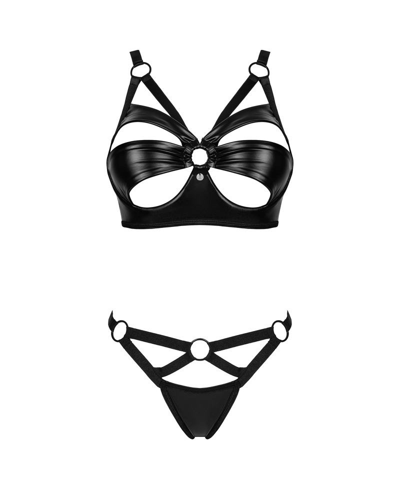Set nero: reggiseno e perizoma