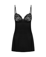 Black chemise & thong