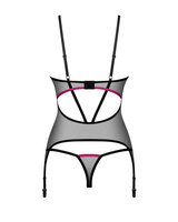 White, open-crotch teddy