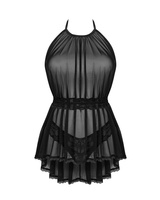 Babydoll trasparente e perizoma