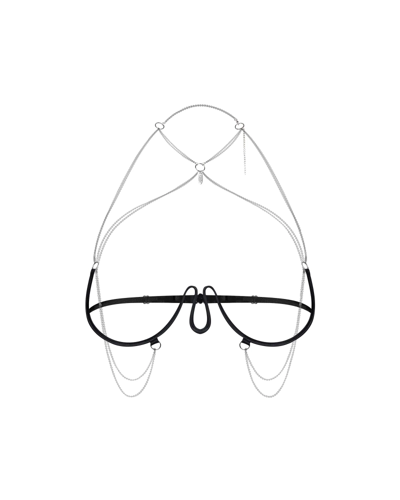 Modern black harness