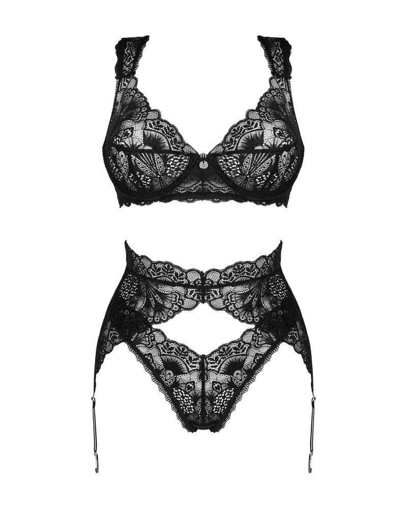 Set with garter belt