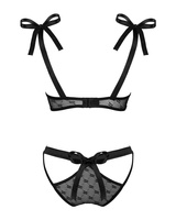 Set nero, trasparente