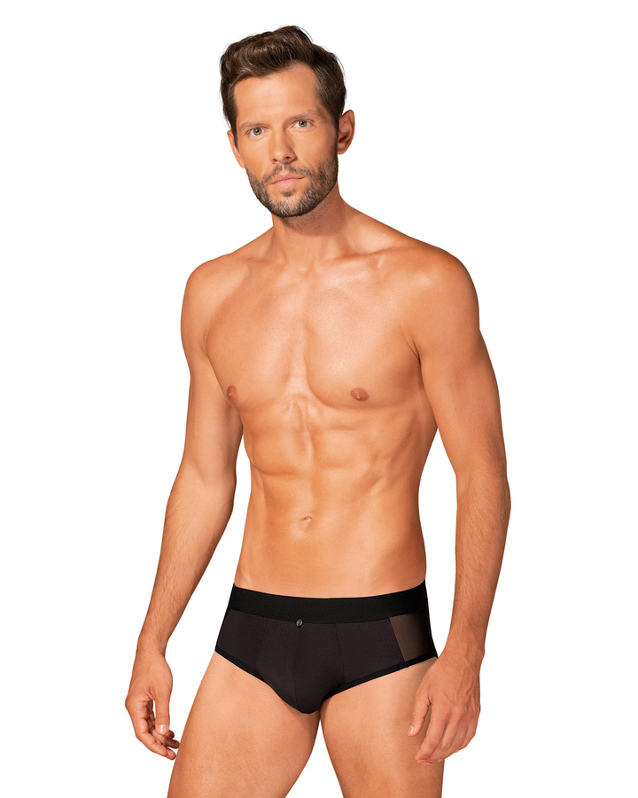 Men's black briefs