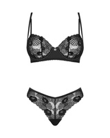 Lacy, black set