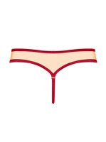 Tempting red thong