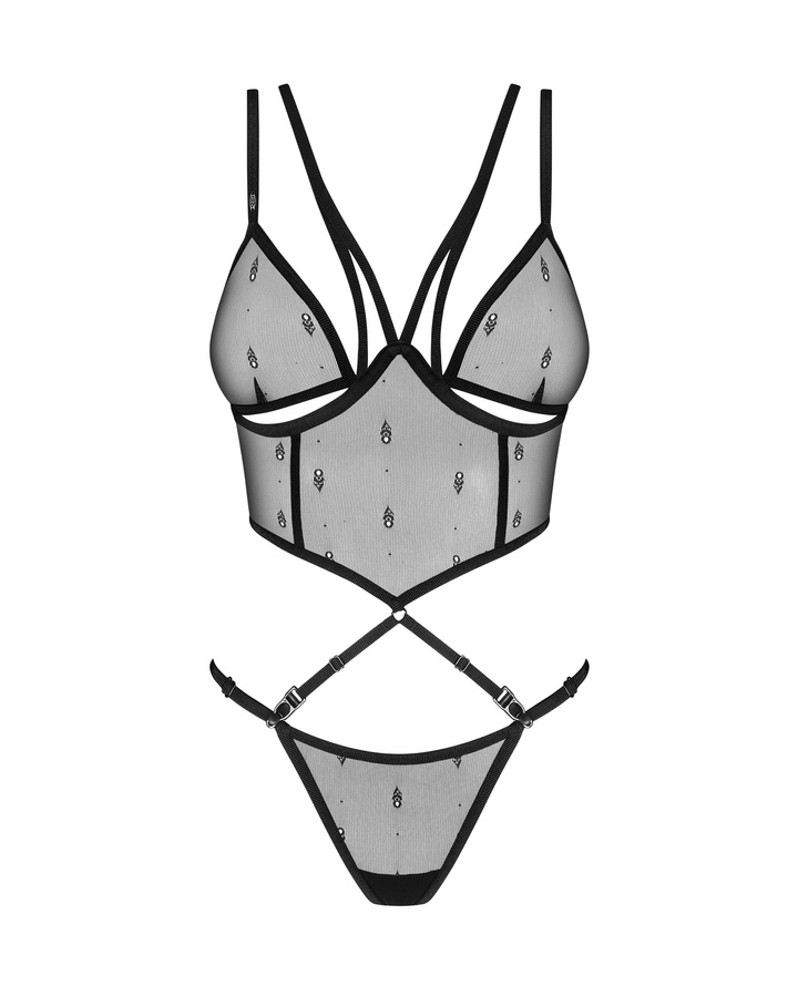 Top & thong with detachable straps