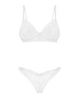 Set bianco in pizzo