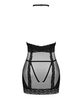 Black chemise with choker