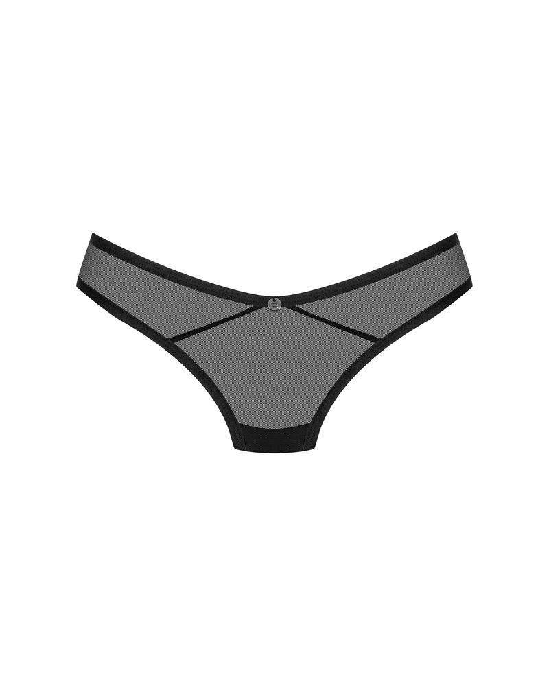 Perizoma nero trasparente