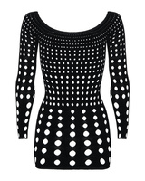 Black dress with long sleeves