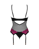 Corsetto nero e perizoma