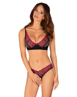 Set: reggiseno e perizoma aperto sul cavallo