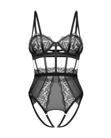 Teddy with bold cutouts & open crotch