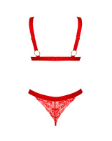 Set rosso di pizzo