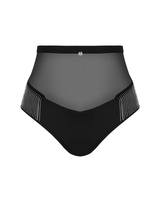 Black, high-waisted panties