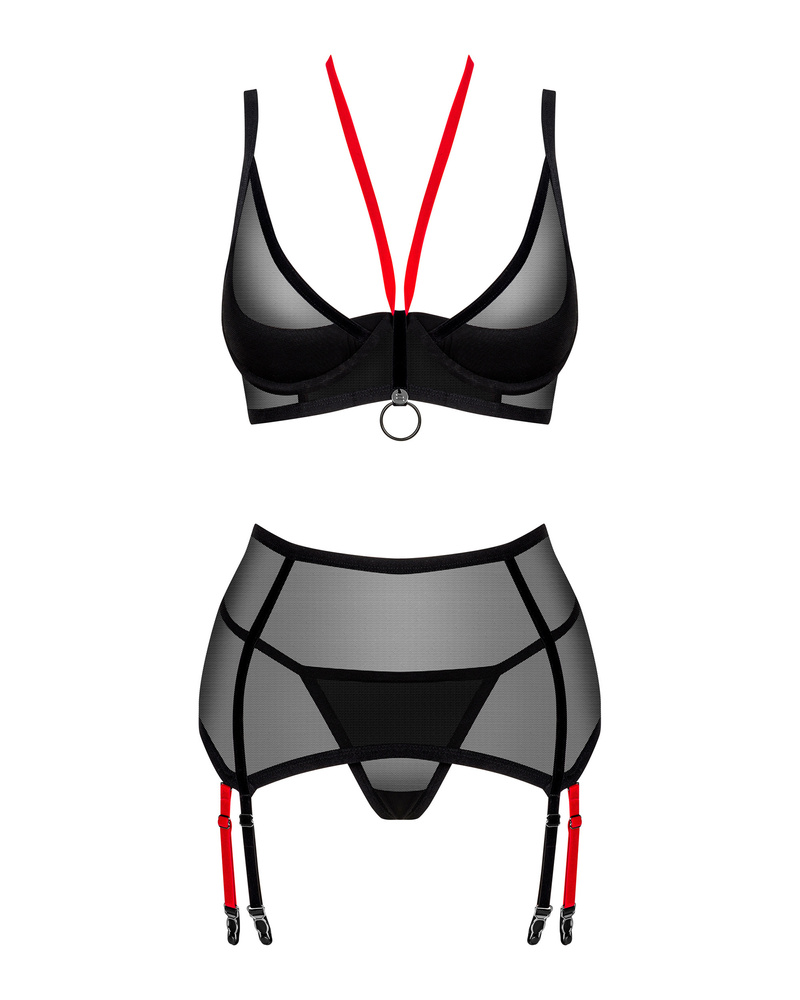 Set with garter belt