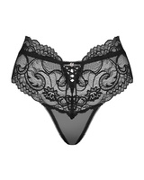 Black see-through panties