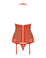 Corsetto rosso e tanga