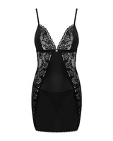 Black chemise & thong