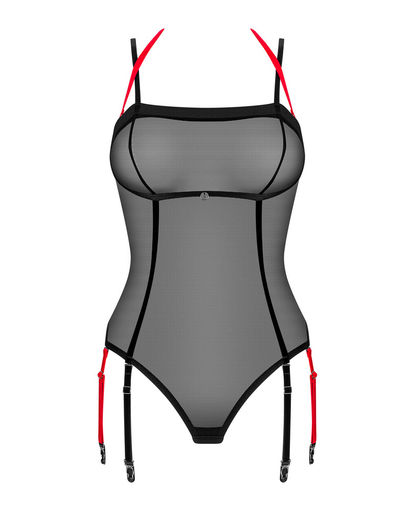 Teddy with detachable garter straps