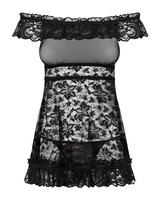 Babydoll in pizzo e perizoma