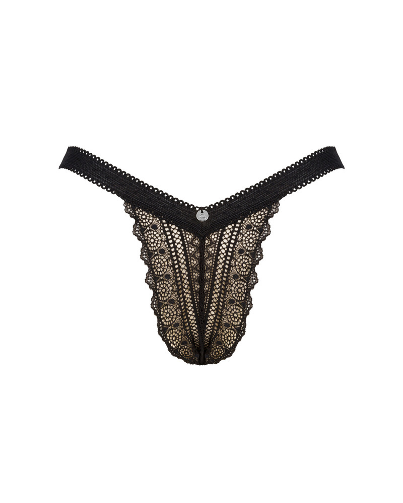 Lacy, black panties