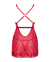 Babydoll rosso e perizoma