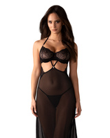 Long chemise & thong