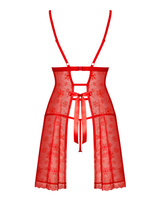 Babydoll natalizio rosso