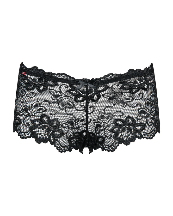 Black, lace shorites