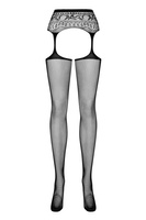 Black garter stockings