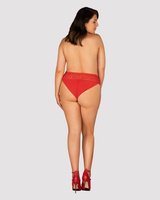 Mutandine rosse con pizzo