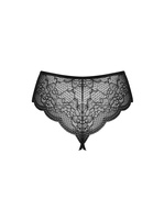 Black panties with open crotch