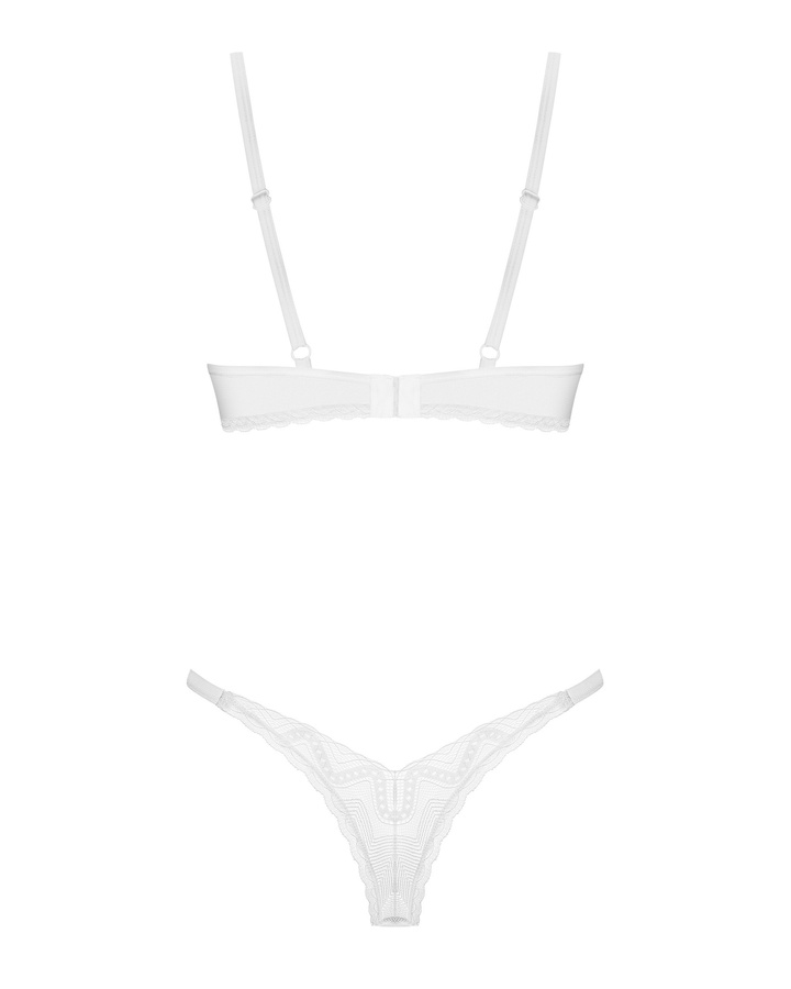 Set bianco in pizzo