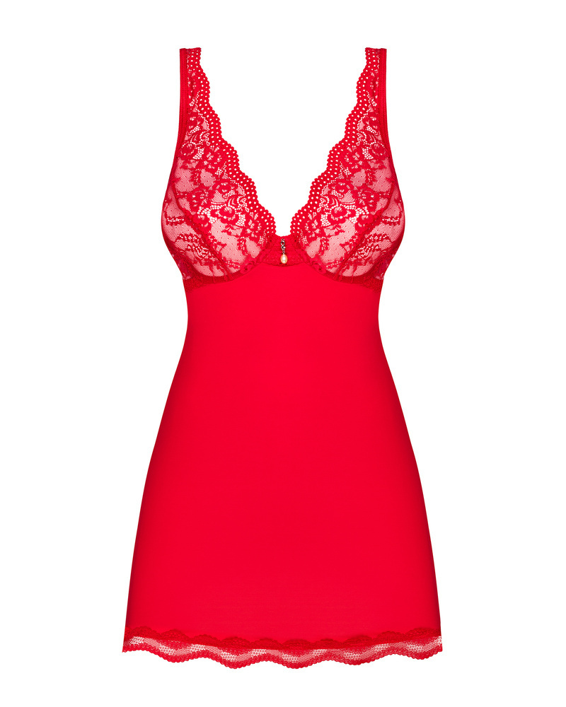 Babydoll rosso e perizoma