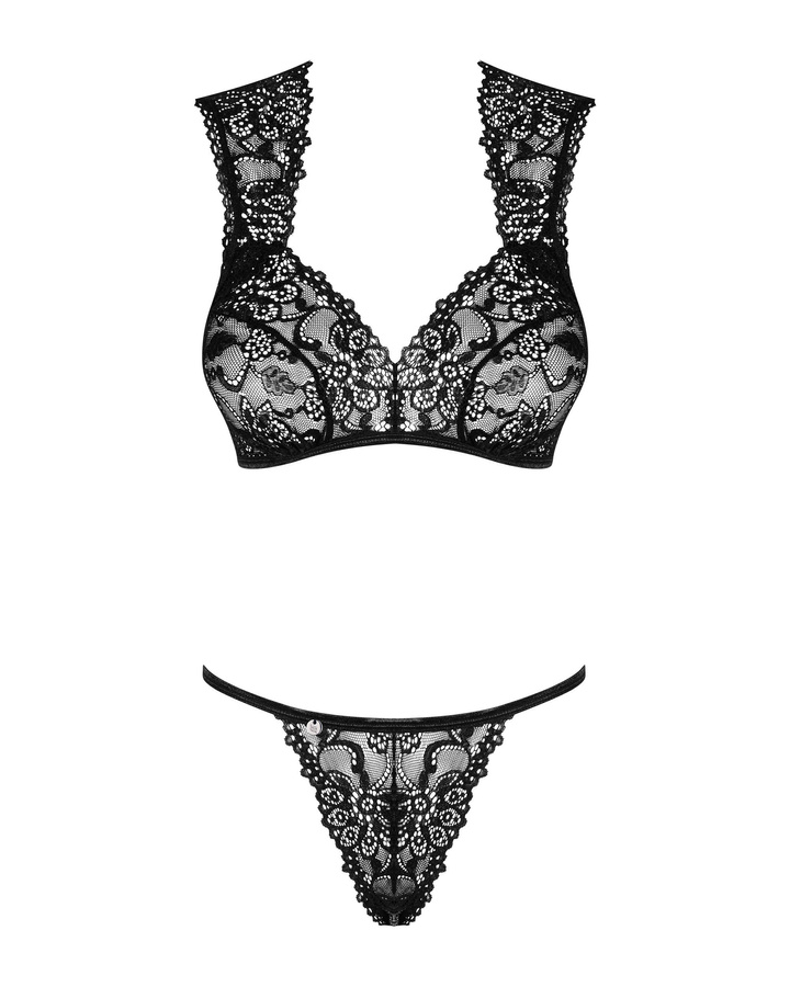 Set in pizzo: reggiseno e mutandine