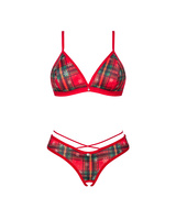 Set natalizio: reggiseno e mutandine