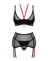 Set with garter belt
