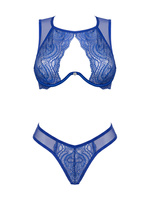 Blue set: bra & panties