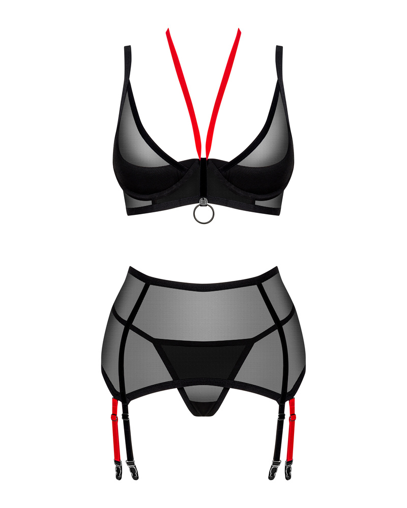 Set with garter belt