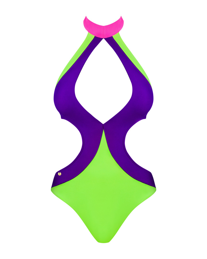 Colorful one-piece swimsuit