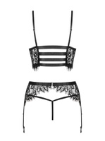 Set nero in merletto