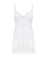 Chemise sensuale bianca e perizoma