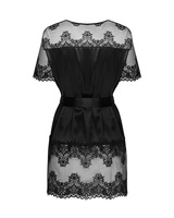Sensual, black peignoir