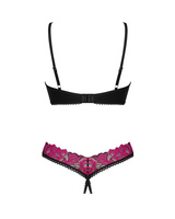 Set: bra & crotchless thong