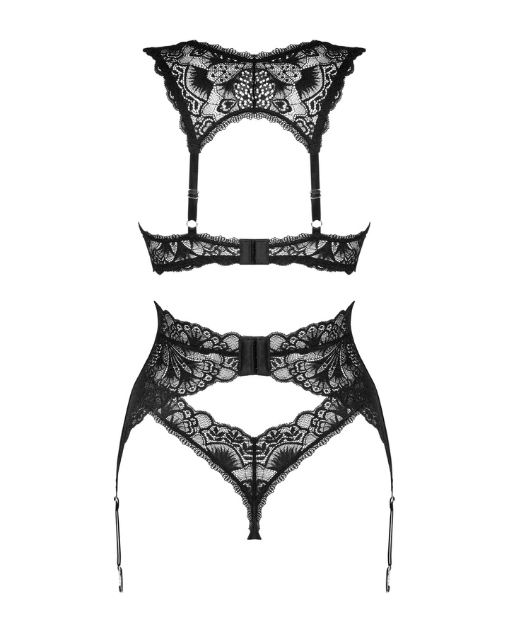 Set with garter belt